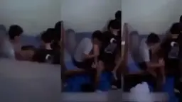 Bocil Smp Digilir Teman-temannya Di Balik Tirai