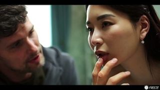 Cewek Kpop Asia Imut Ngilerin Air Mani – Muka Jepang Beku Diganjol Kontol
