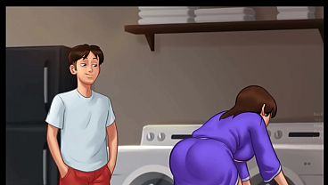 Malam Musim Panas Penuh Rahasia [v21.0.0] | Ibu Tiri Ngepoin Diam-diam (18+) | Novel Visual Dewasa