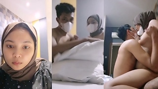 Jilbab Basah Kuyup Digeboy Pacar Di Live.