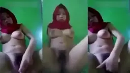 Jilbab Merah, Sange Berat, Pengen Digenjot Sampai Puas.