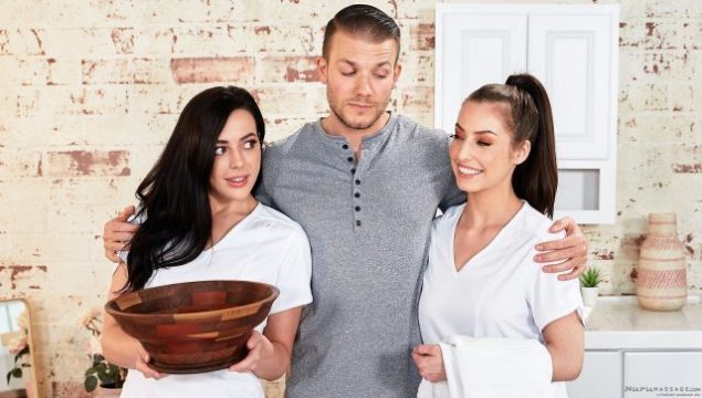 Pijat Nuru Bareng Whitney Wright & Spencer Bradley, Empat Tangan Lebih Seru Dari Dua—bikin Merem Melek!