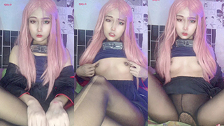 Riie Nana Pamer Body Seksi Jadi Sakura, Bikin Crot Nggak Berhenti