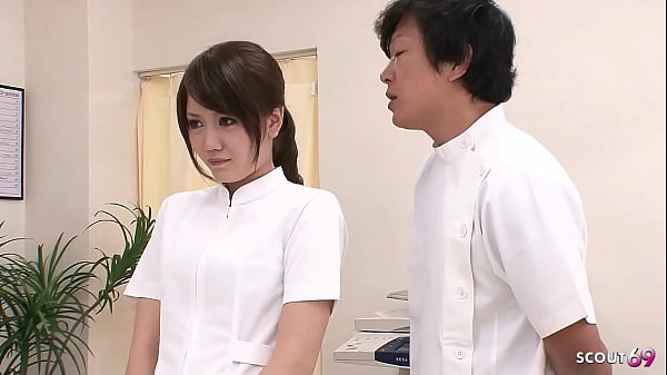 Cewek Jepang Pake Seragam Perawat, Doi Digilir Dua Dokter Di Rumah Sakit Sampe Crot Double Di Dalem, Nggak Ada Sensor, Jav Hot Abis!