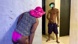 Pertarungan Ngentot Antara Si Ebony Seksi Dan Kakak Tirinya